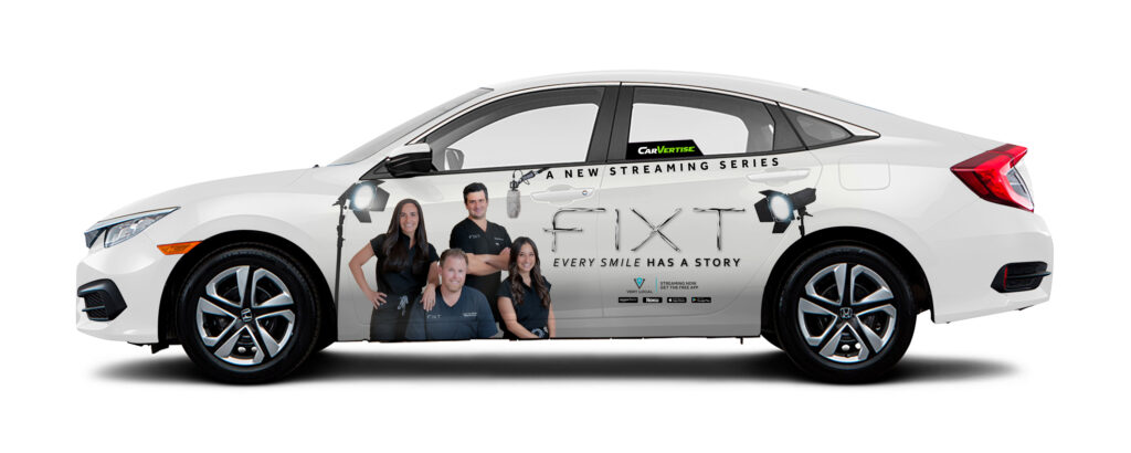 Fixt on very local key art and car wrap